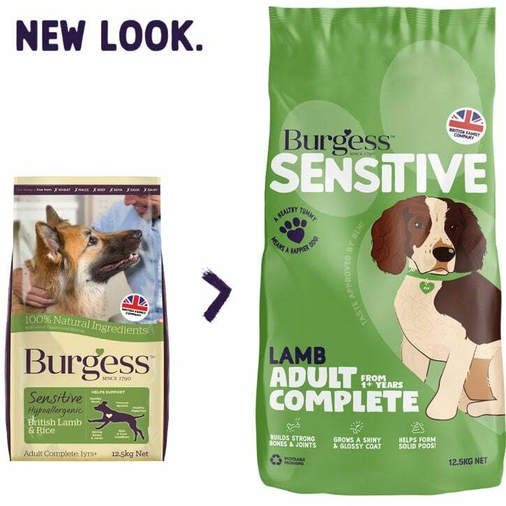 Burgess Sensitive Lamb & Rice Dog Food