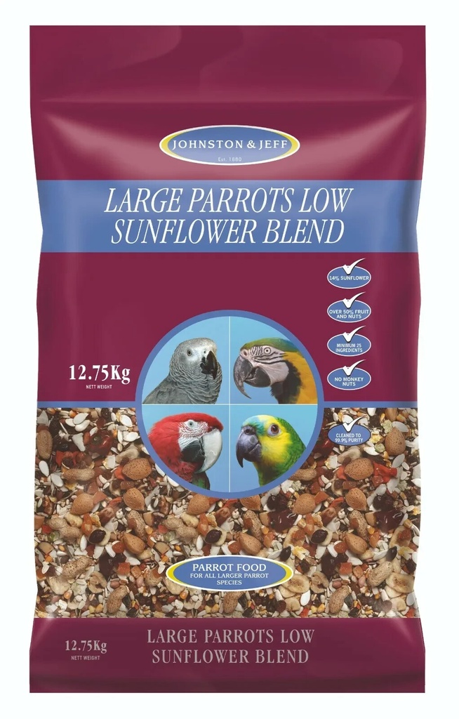 Johnston & Jeff Parrots Low Sunflower Blend (Original Sealed Bag)