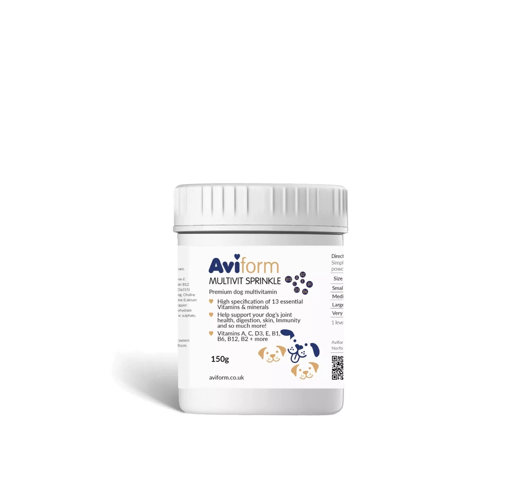 Aviform Multivit Sprinkle Multivitamin Supplement For Dogs