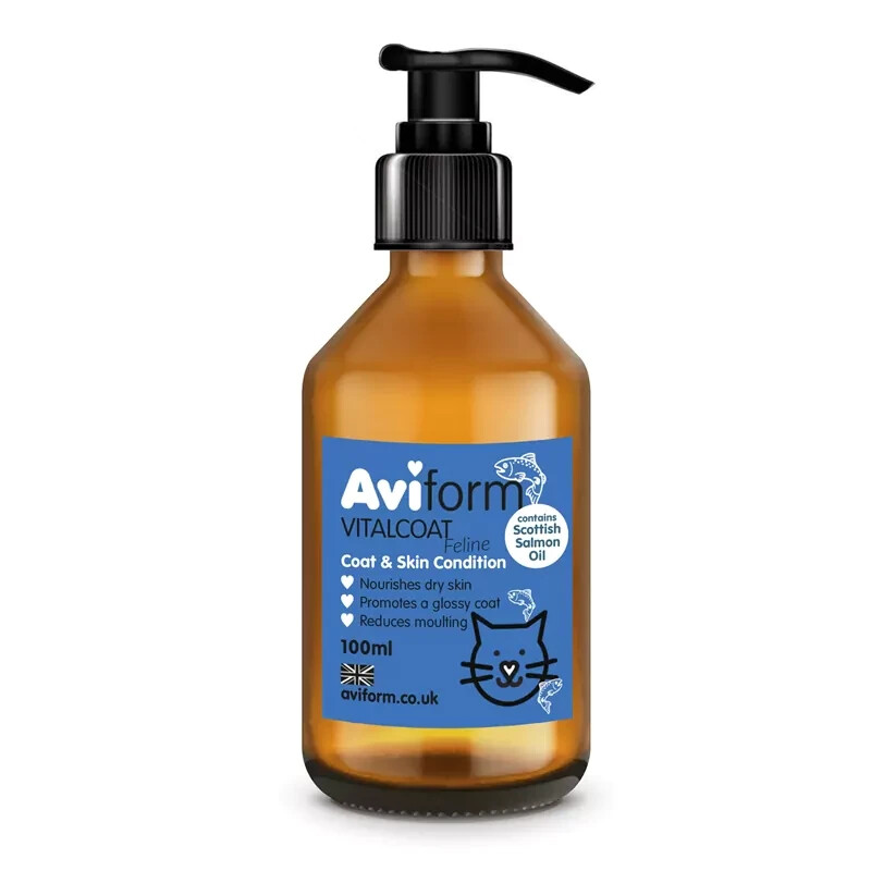 Aviform Vitalcoat Cat Coat And Skin Supplement Conditioner