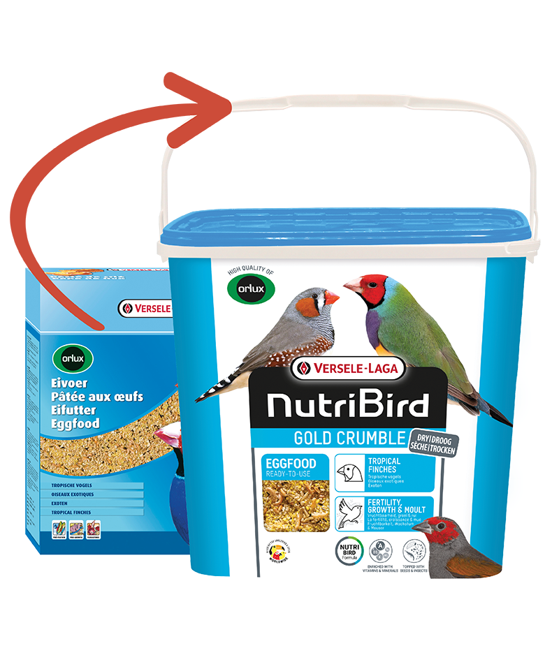 Versele Laga Nutribird Gold Crumble Dry Eggfood For Tropical Finches