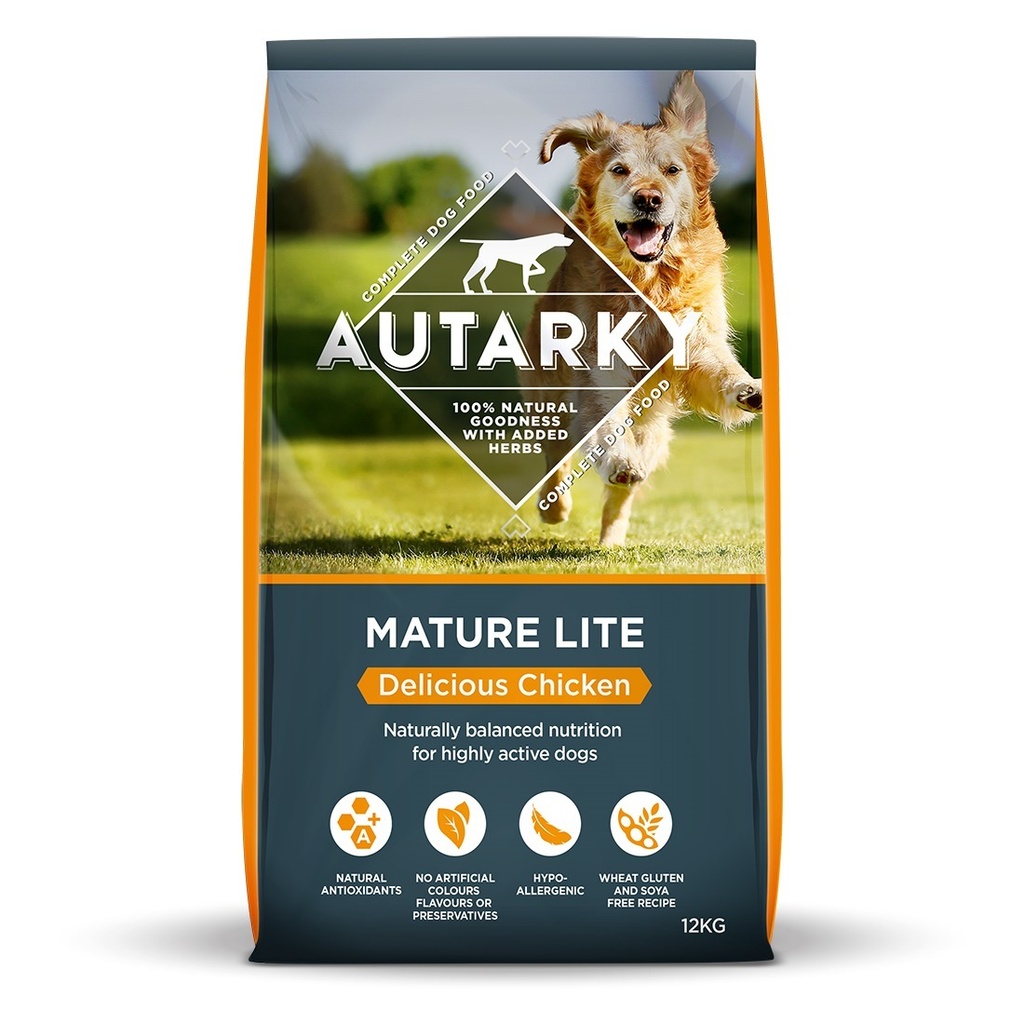 Autarky Chicken Mature Lite (Low Calorie Food Older / Overweight) Dog Food