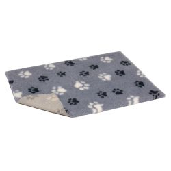 Vetbed Non Slip Grey Black & White Paws