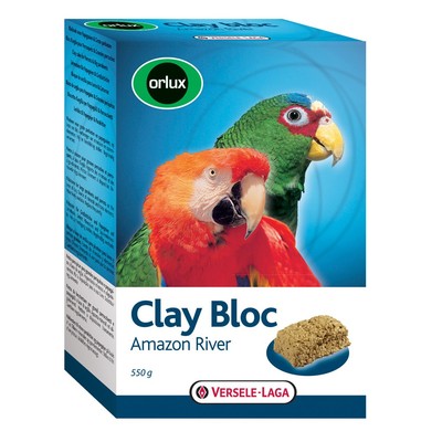 Versele Laga Orlux Clay Bloc Amazon River (Parrots & Parakeets) X1