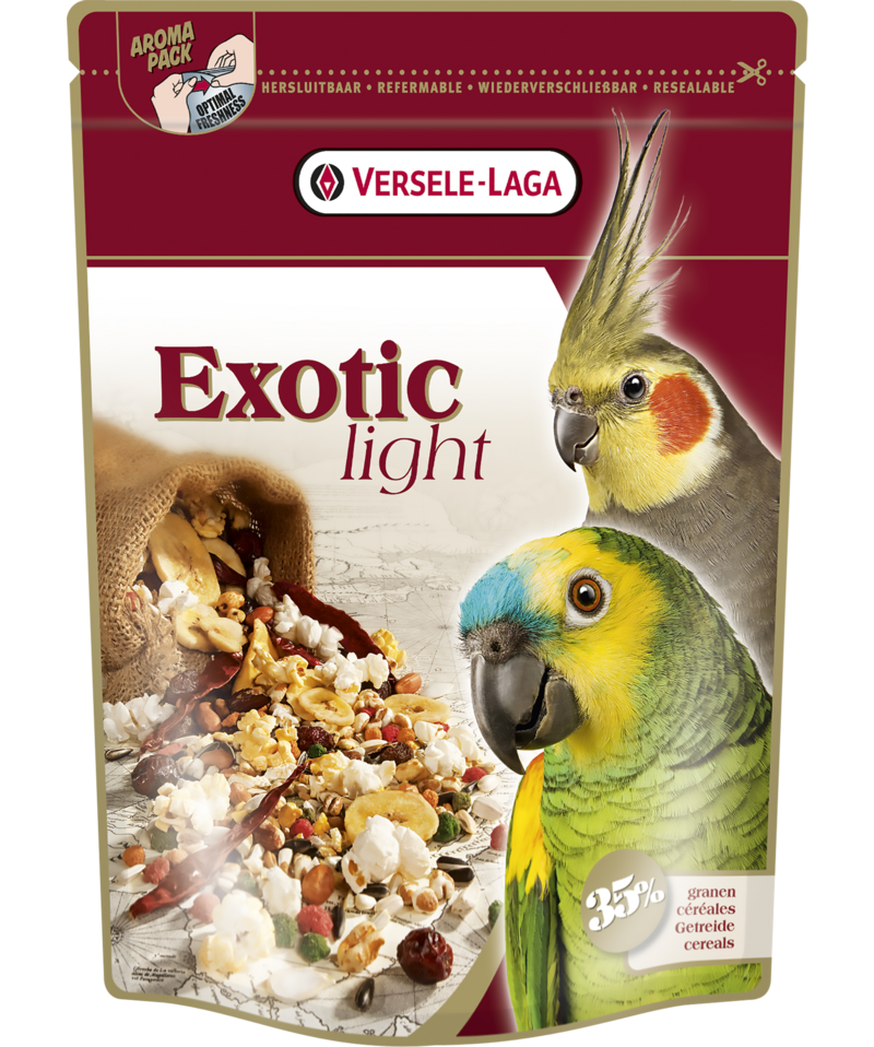 Versele Laga Exotic Light Mix Big Parakeets & Parrots 35% Puffed Grains