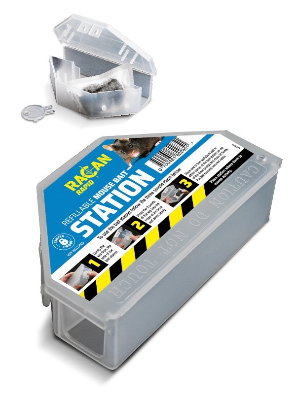 Racan Rapid Reusable Mouse Killer Poison Bait Station