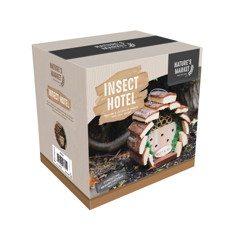 Nature' Market Wooden Insect And Bee Hotel