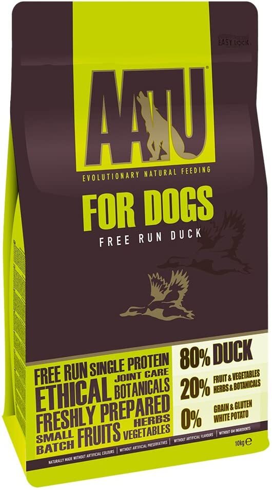 Aatu 80/20 Free Run Duck Dog Food Single Protein