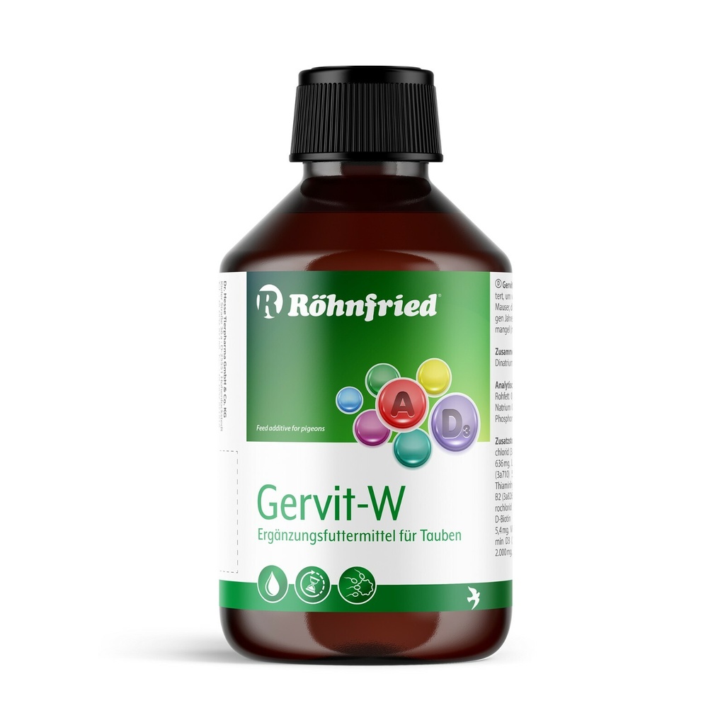 Rohnfried Gervit-W Feed Multi Vitamin - Metabolic Support - Pigeons