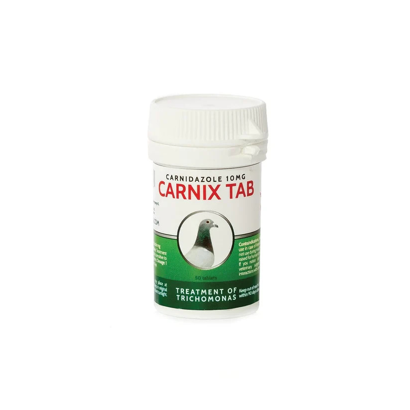 Cest Pharma Carnix Tab 50 Tab - Pigeons, Racers, Show, Tumblers Etc