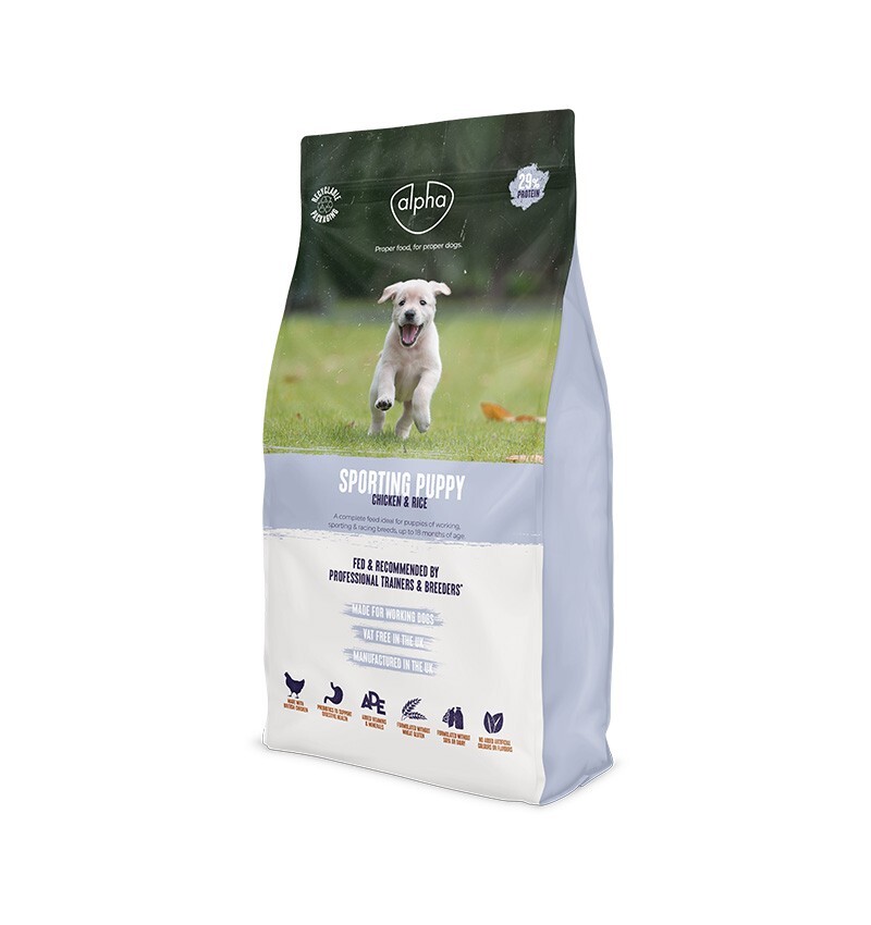 Alpha Sporting Puppy – 29% Protein Fuel Their Potential