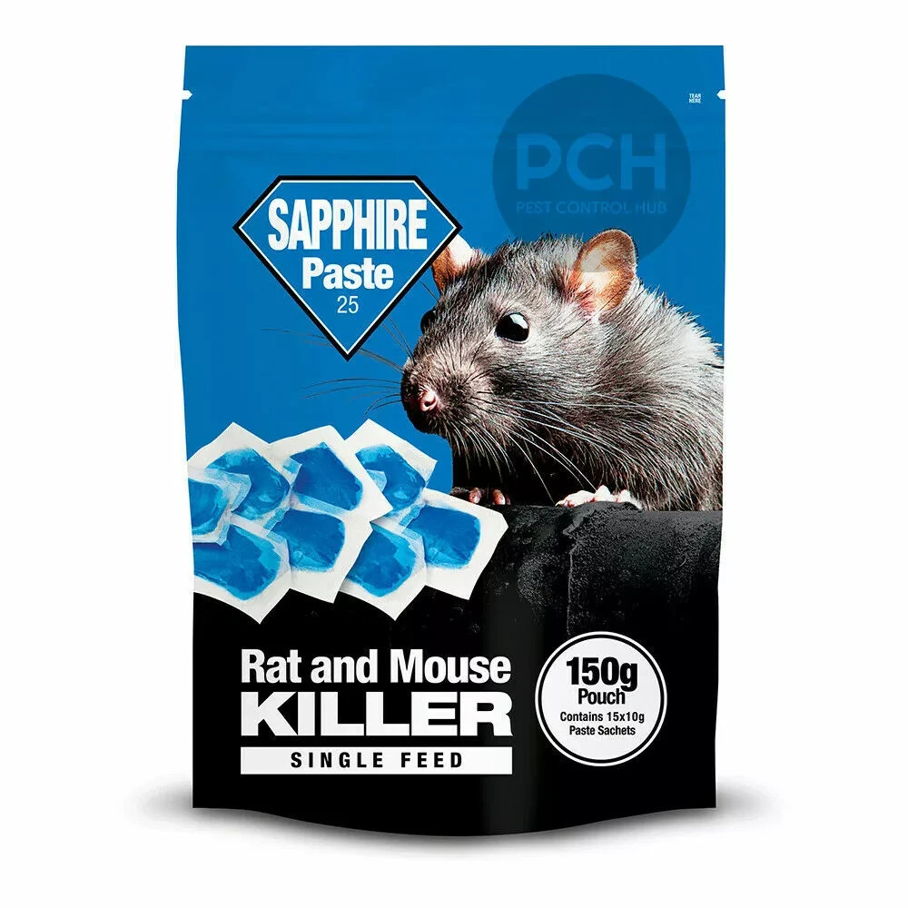 Lodi Sapphire Paste 25 Pouch Rat & Mice Posion Bait