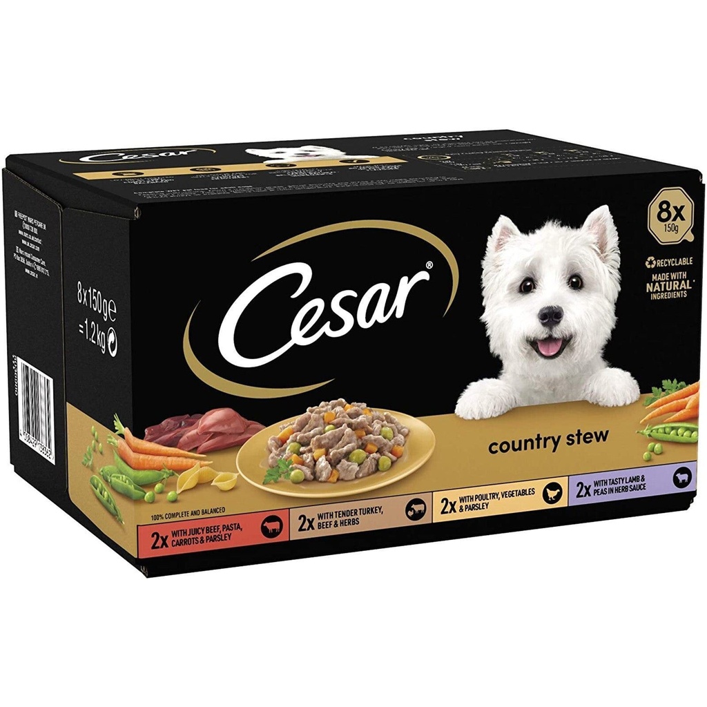 Cesar Country Stew Natural Ingredients Wet Dog Food X Jan 25