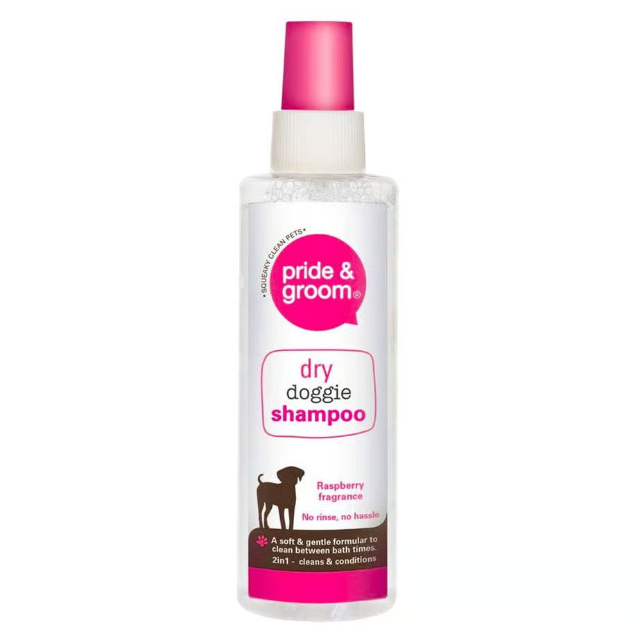 Pride & Groom Dry Doggie Shampoo Raspberry Sensation Fragrance