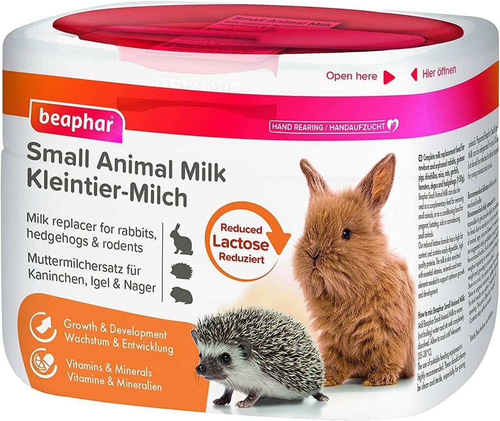 Beaphar Animal Replacement Hand Rearing Milk - Rabbits Hedgehogs Rodents
