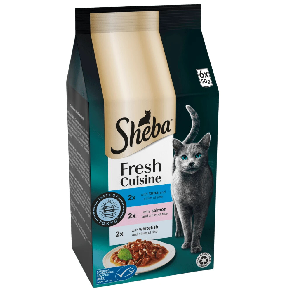 Sheba Fresh Cuisine Taste Of Tokyo With Tuna & Salmon With Rice In Gravy