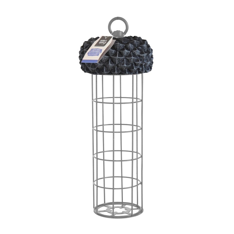 Acorn Design Suet Fat Ball Feeder Grey (Holds Upto 4 Suet Balls)