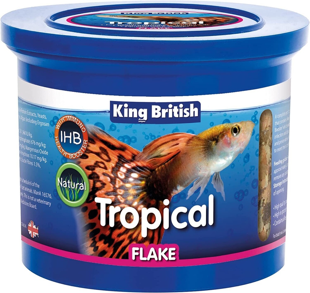 King British Tropical Fish Flake (With Ihb)