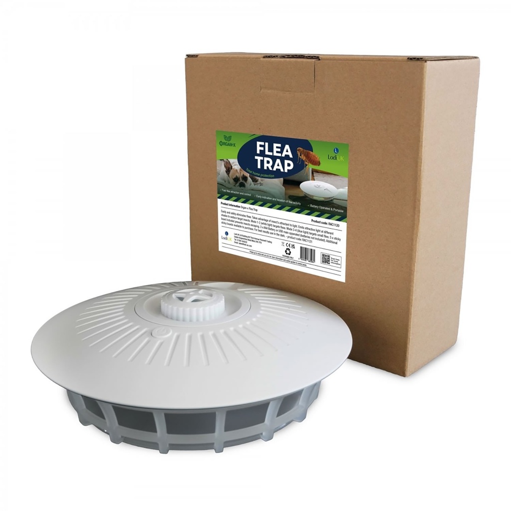 Lodi Organ-X Flea Trap Killer For The Home Device - Poison Free
