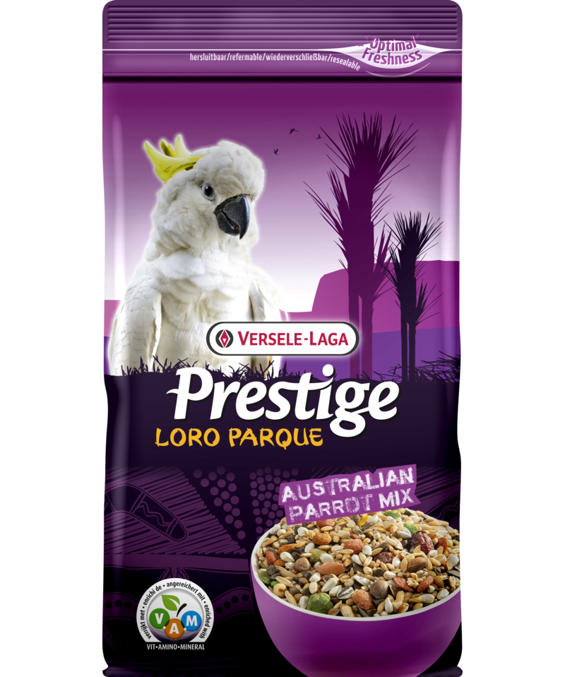 Versele Laga Prestige Loro Parque Australian Galah Parrot Mix + Vam Pellets