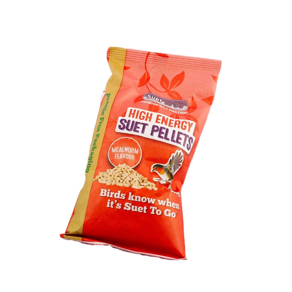 Unipet Suet To Go - Premium Suet Pellets Pouch – Mealworm