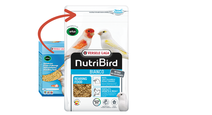 Versele Laga Nutribird Rearing Food Bianco White, Light Canary