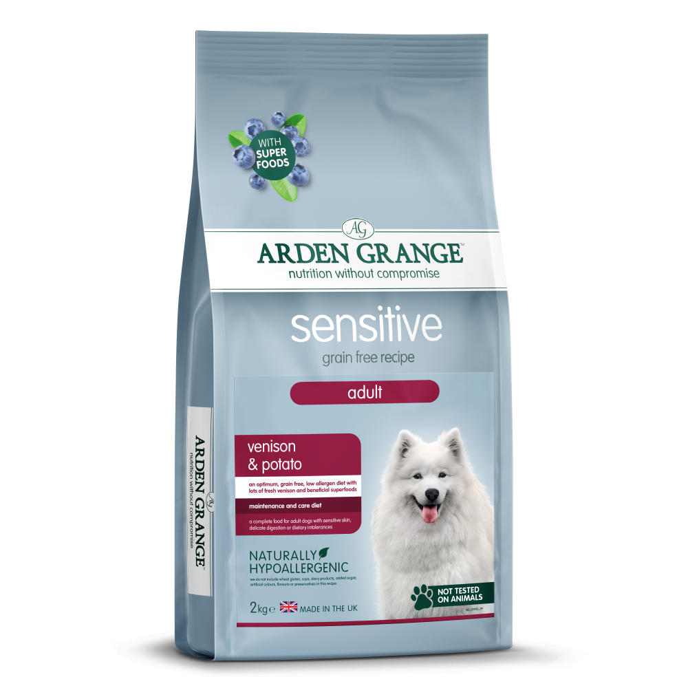 Arden Grange Sensitive Adult Grain Free - Venison & Potato- Grain Free