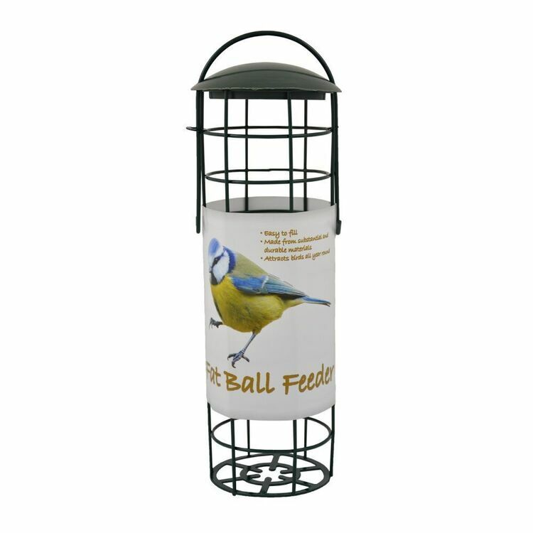 Wild Bird Suet Fat Ball Feeder (Holds Upto 4 Suet Balls)