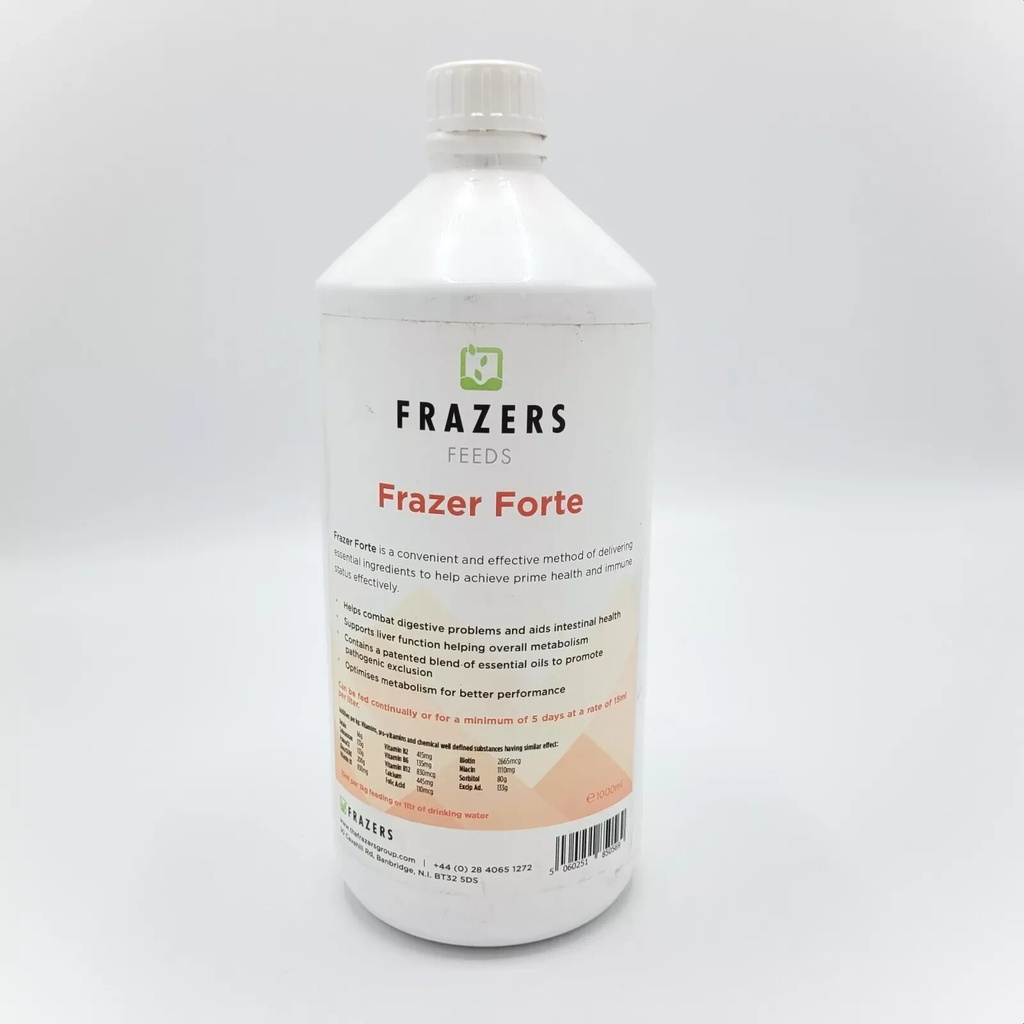 Frazer Forte – Amino Electrolyte Vitamin Racing Pigeon Poultry