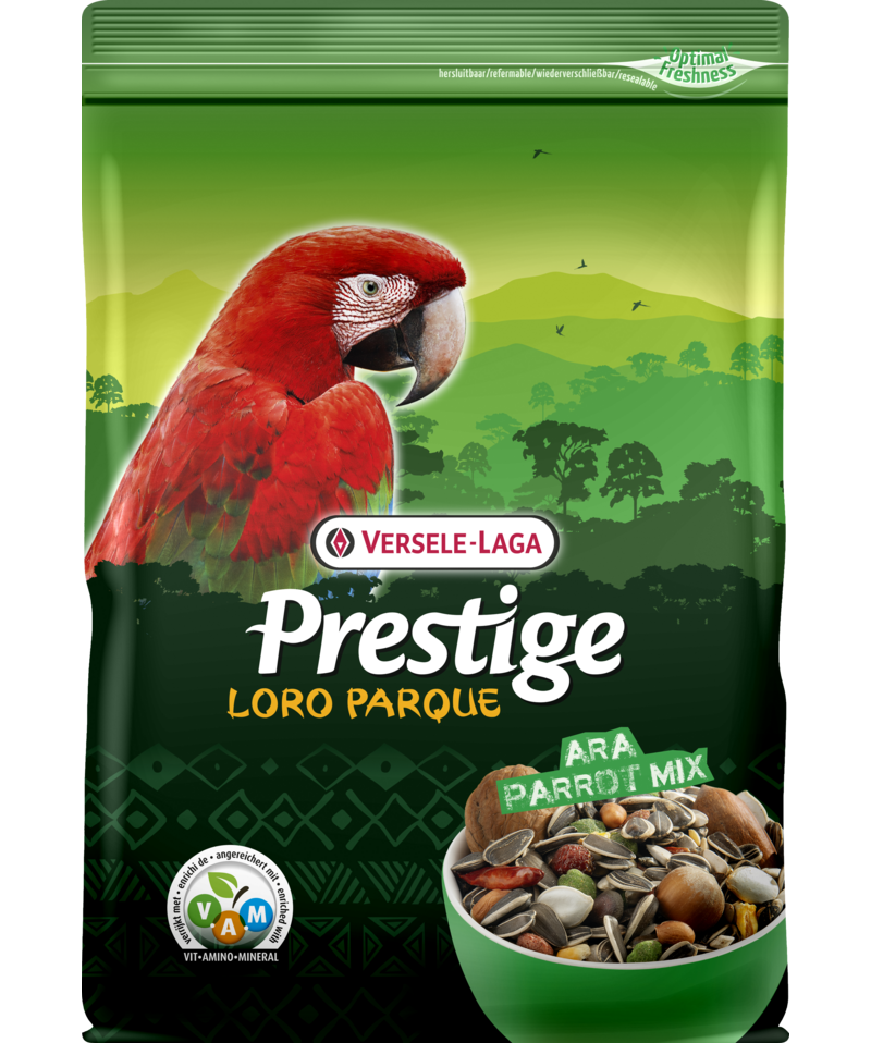 Versele Laga Prestige Loro Parque Ara Parrot Mix + Vam Pellets
