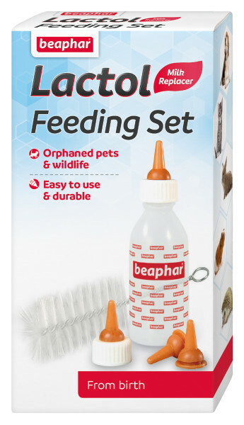 Beaphar Lactol Feeding Set -Kitten, Puppy, Guinea-Pig, Rabbit, Hedgehog - Orphan