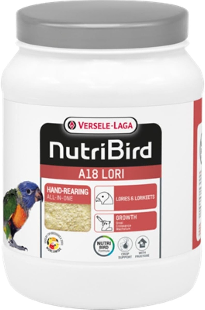 Versele Laga Nutribird A18 Lori Hand-Rearing Food For Lories & Lorikeets