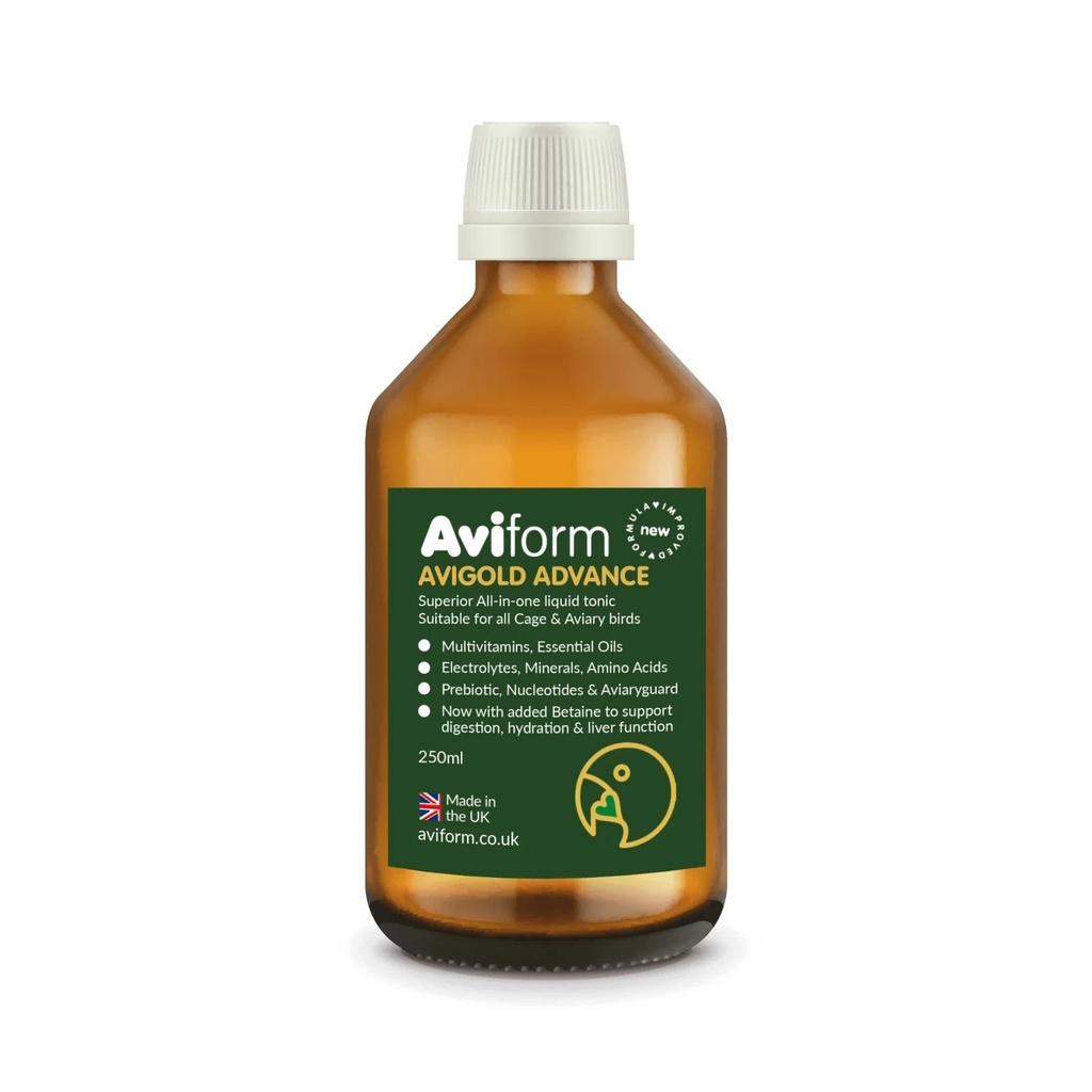 Aviform Avigold Advance All In One Cage Bird Tonic Supplement With Pump