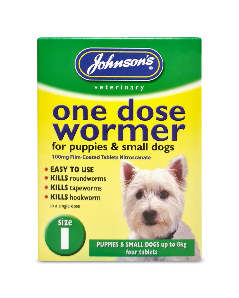 Johnson's Veterinary - One Dose Wormer for Dogs