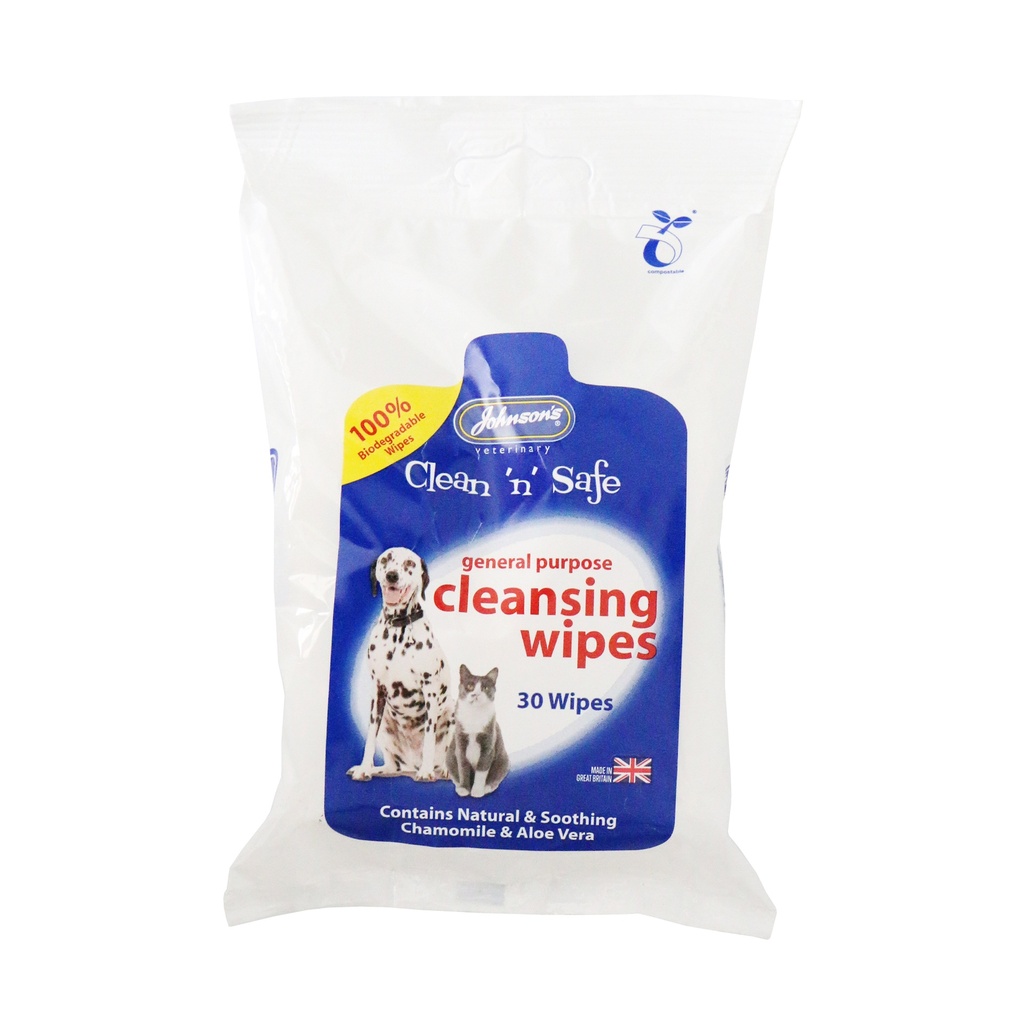 Johnson's Veterinary - Clean ‘n’ Safe Cleansing Wipes