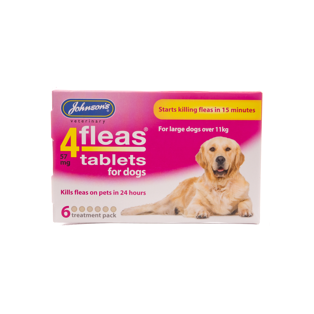 Johnson's Veterinary - 4fleas Tablets for Large Dogs
