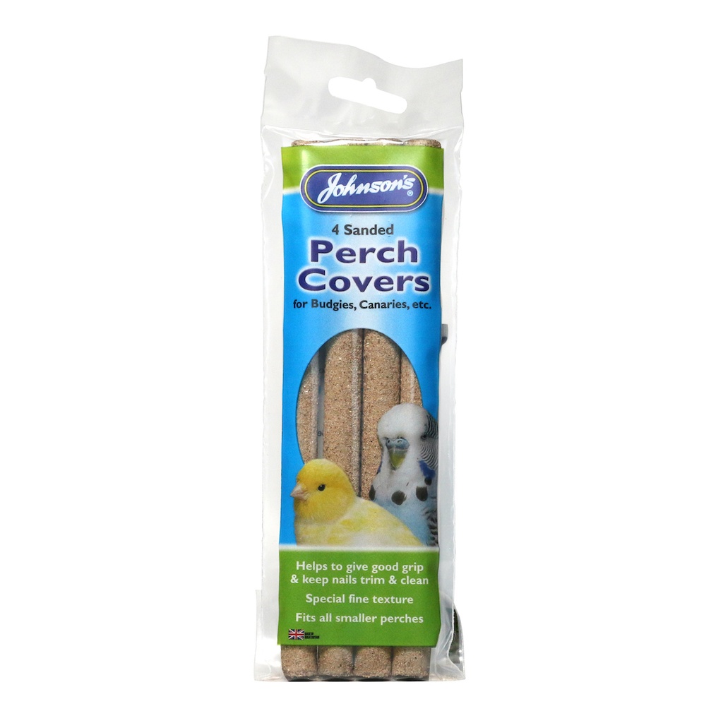 Johnson's Veterinary - Sanded Perch Covers for Budgies, Canaries etc