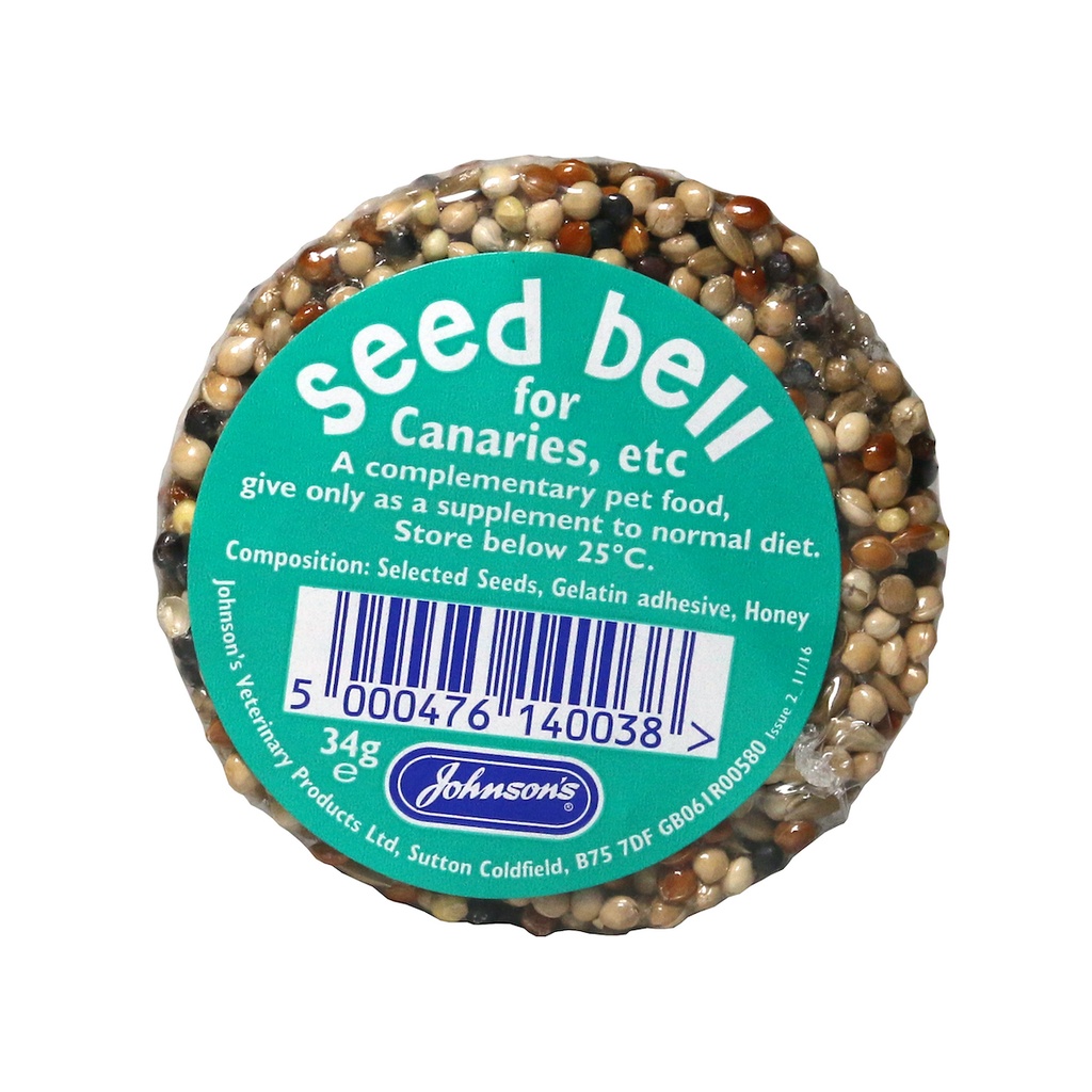 Johnson's Veterinary - Seed Bells for Canaries, Linnets, Finches etc
