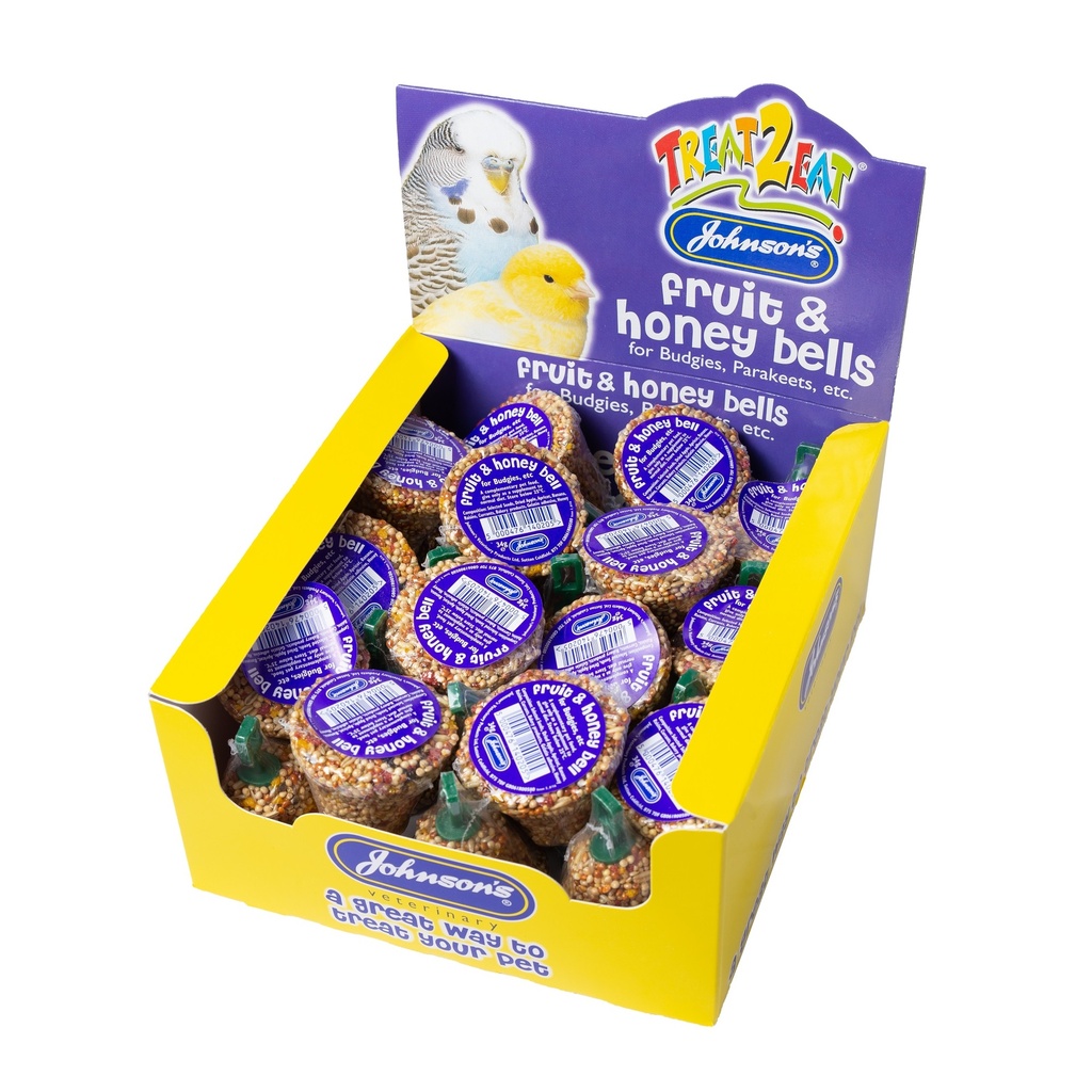 Johnson's Veterinary - Fruit & Honey Bells for Budgies, Parakeets etc