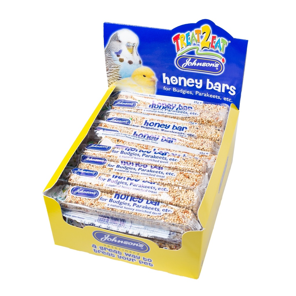 Johnson's Veterinary - Honey Bars for Budgies, Parakeets etc