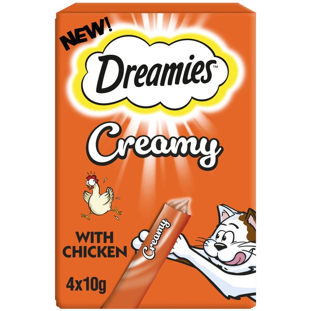 Dreamies Creamy Sticks With Tasty Chicken (4X ) - Cats & Kittens