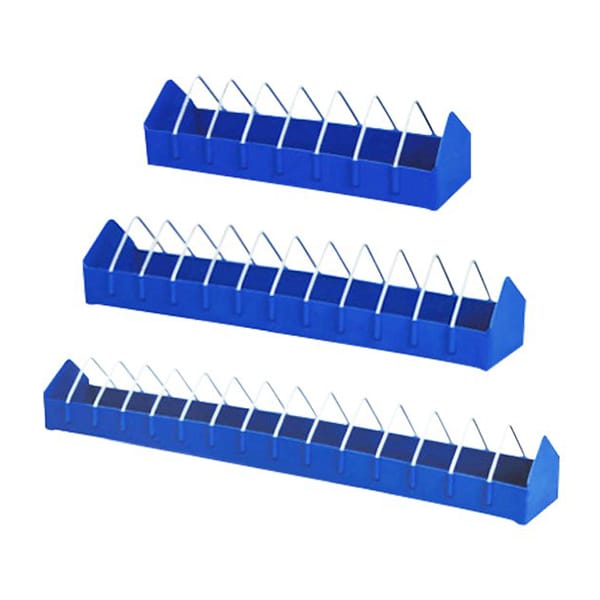 Plastic Feeder + Wire Blue 80cm