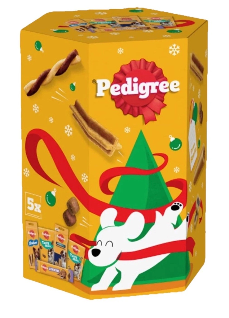 Pedigree Christmas Gift Box For Dogs 5X Treats