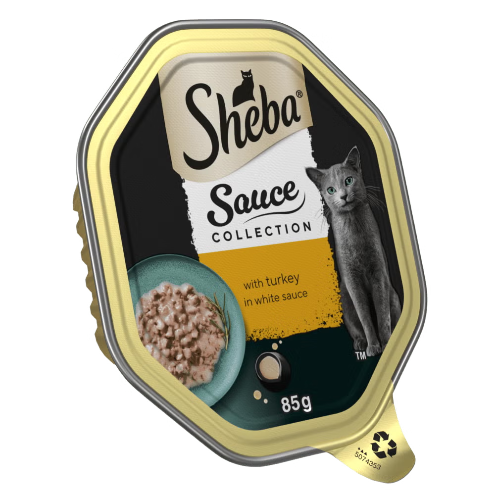 Sheba® Sauce Collection Adult Cat Food With Turkey In White Sauce 22 X