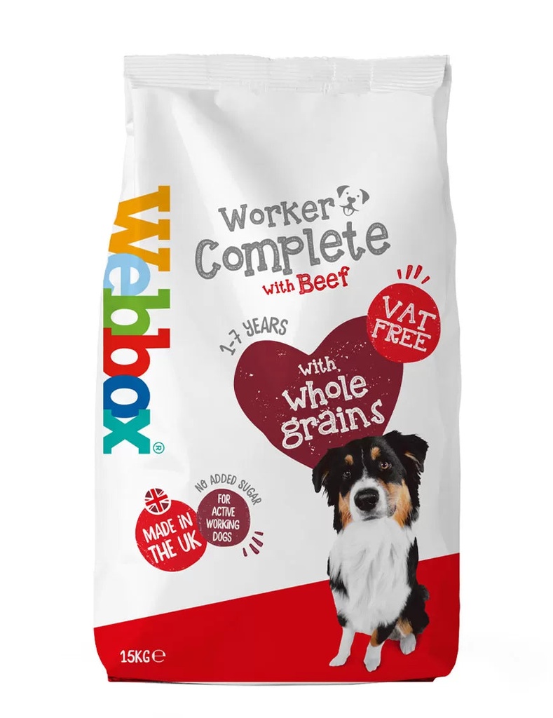 Dog Biscuits Webbox Beef & Veg (15kg)