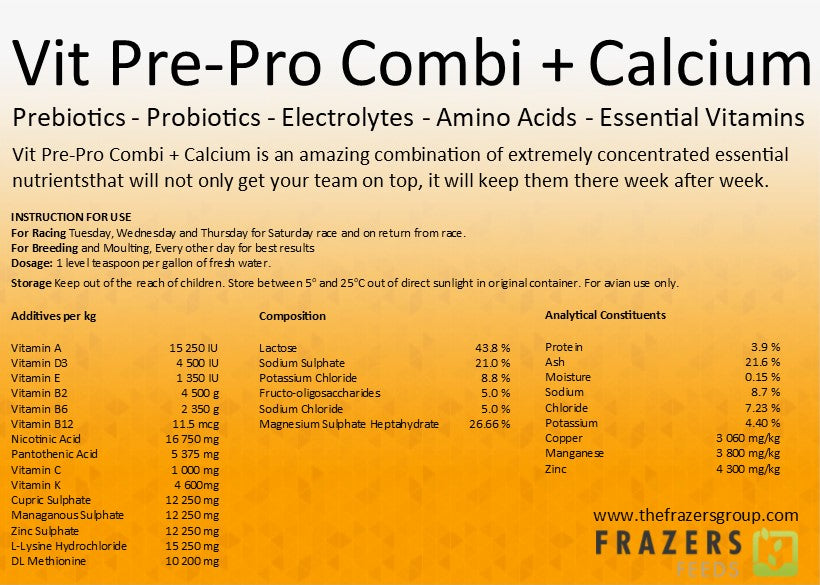Vit Pre-Pro Combi + Calcium (250g)