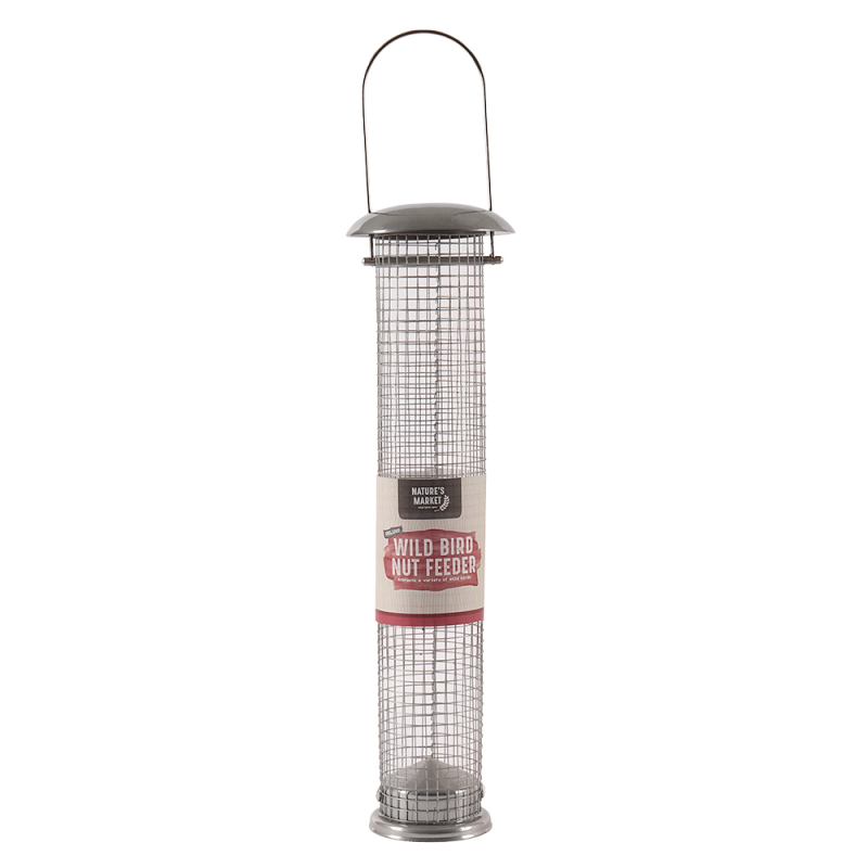Nature' Market Deluxe Peanuts, Nuts Wild Bird Feeder ( 14")