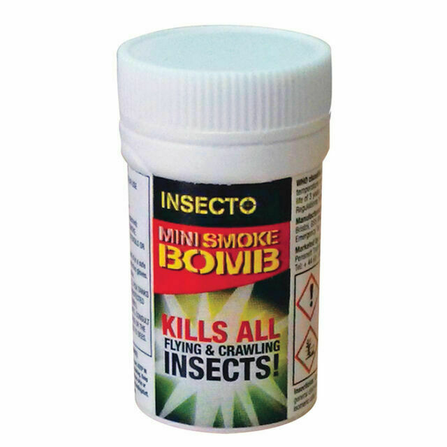 Insecticide Smoke - Kills Spiders, Mites, Eggs, Bed Bugs, Flies & Fleas