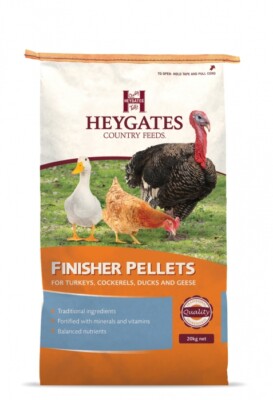 Heygates Country Feeds Finisher Pellets - Poultry / Turkey Etc