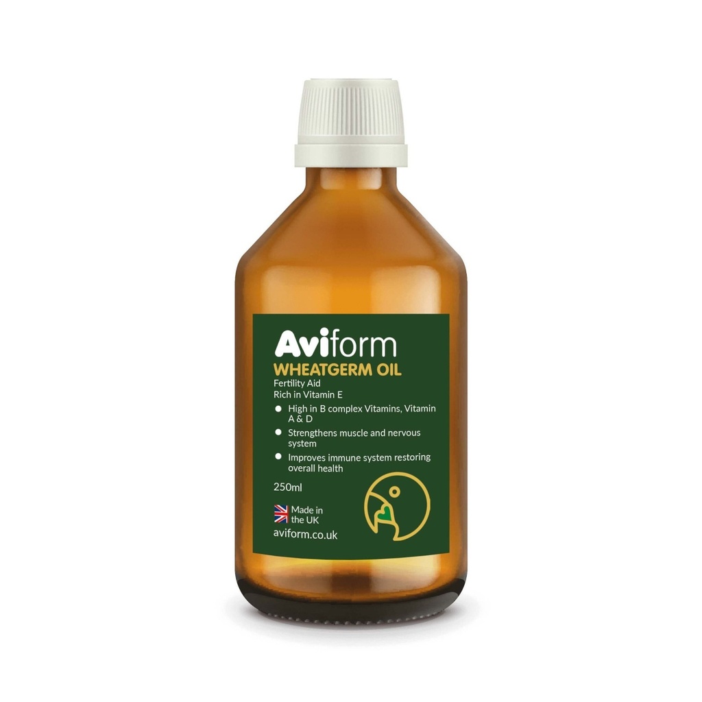 Aviform Wheatgerm Oil Vitamin E Supplement For Cage & Aviary Birds + Cup